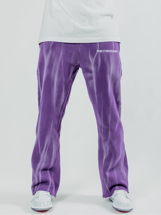 retrovert Other - Retrovert Men's Purple Casual Joggers